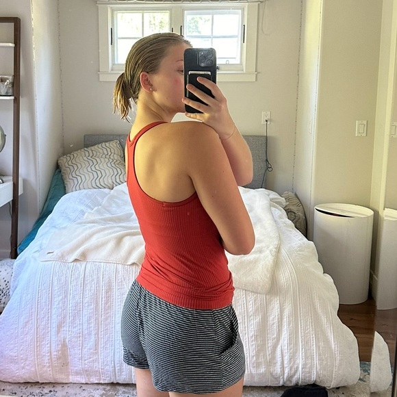 Dark Orange Razorback Athletic Tank - Picture 3 of 6